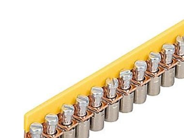 Wieland Electric IVBWK 2,5 -12, Kytkentäsilta, 10 kpl, Keltainen, 13,577 g, 138,5 g, 240 mm