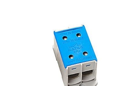 Katko Klemme AL/CU KL2x150N, 2x25-150 mm², 500/640A, blå, sininen