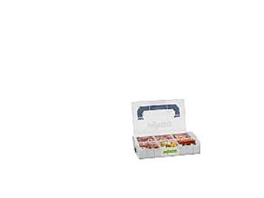 WAGO 221 & 2273 - L-BOXX Mini - Combi - 350 Nivelholkki + 2 DIN-kiskon pidike