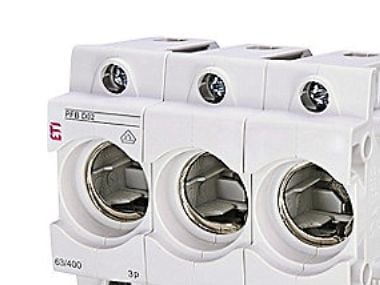 ETI PFB D02 3p säkringselement TH 35 (Neozed D0)