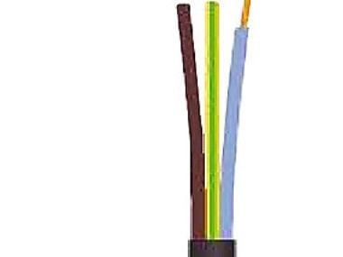 Plastkappeledning PKAJ 3G1,5 sort Rg50 - (50 meter)