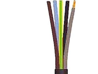Plastkappeledning PKAJ 5G1,5 sort Rg50 - (50 meter)