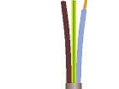 NKT Tilledning rund, pvc3G0,75mm² PKL grå 300/300Vspole, kabeldiameter 6,7mm - (100 meter)