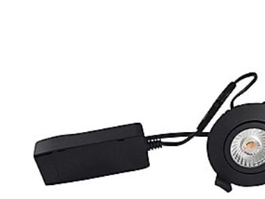 Alasvalo Low Profile ECO LED 6W 420 lumenia, 2700K, pyöreä, matta lajitelma