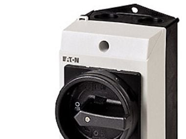 Eaton T0-2-8900/I1/SVB-SW, Vipukytkin, 3P, Musta, Valkoinen, IP65, 80 mm, 110 mm