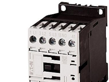 Eaton DILM12-10(230V50/60HZ), Kontaktori, Musta, Valkoinen, IP20, 45 mm, 68 mm