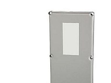 FIBOX Seinäkaapin kansi EK polykarbonaatti 560 x 280 x 30 mm mittausikkunalla EK-mittauskaappeihin MSR,MSR-L ja MSR-S