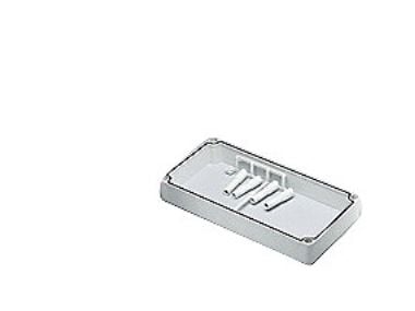 Fibox EKPZR Mellemramme (L x B x K) 380 x 280 x 50 mm Polykarbonaatti Gråhvid (RAL 7035) 1 stk