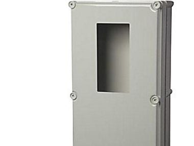 FIBOX Mittarikaappi EK, polykarbonaatti 560 x 280 x 180 mm, mittariliitäntärivillä kaapelille 63A 16 neliö CU