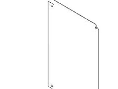 Fibox EKIV 33 Asennuslevy (P x L x K) 270 x 270 x 1,5 mm Teräs 1 kpl