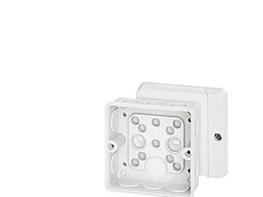 HENSEL membrandosa 88×88 mm 2,5 mm² vit utan klämma