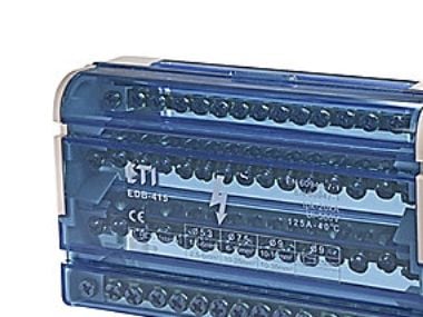 ETI 125A 4P 15-pääteinen jakelulohko EDB-415 ( 001102305)