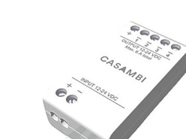 Casambi 4-kanavainen PWM4 himmennin vakiojännitteelle, LED-nauhalle