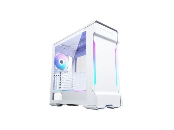 Phanteks EVOLV X, Midi Tower, PC, Hvit, ATX, EATX, Micro ATX, Mini-ITX, Aluminium, Stål, Herdet glass, Spilling
