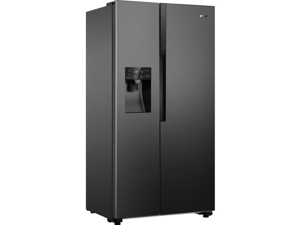 Gorenje Advanced NRR9185EABXLWD - Kjøleskap/fryser - side-ved-side med vannautomat - bredde: 91.5 cm - dybde: 67 cm - høyde: 178.6 cm - 547 liter -...