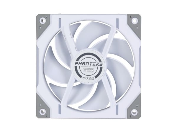 Phanteks PH-F120D30 - Kabinettvifte - 120 mm - hvit (en pakke 3)