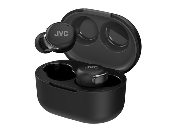 JVC HA-A30T, True Wireless Stereo (TWS), 20 - 20000 Hz, Samtaler/musikk, 8,4 g, Hodesett, Svart