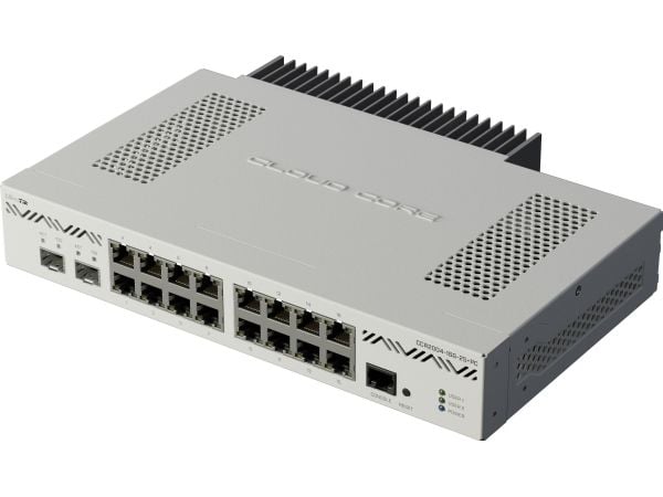 Mikrotik CCR2004-16G-2S+PC, Nopea Ethernet, Valkoinen
