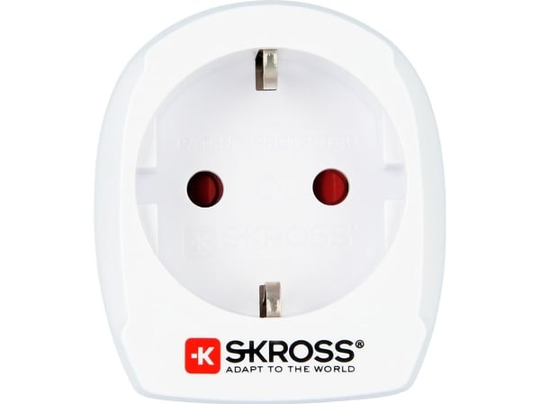 Skross 1.500202-E, Type F, 100-250 V, 16 A, Hvit, 2500 W, 2-3