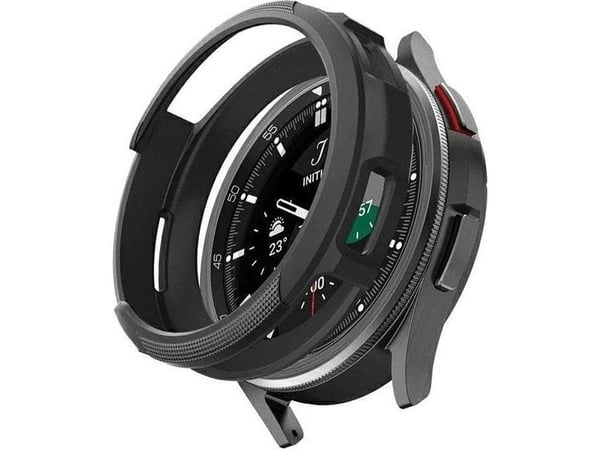 Spigen Liquid Air, Laatikko, SmartWatch, Musta, Samsung, Galaxy Watch 6 Classic (43mm), Termoplastinen polyuretaani (TPU), Samsung, Galaxy Watch 6 ...