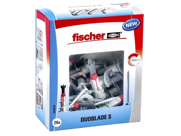 Fischer DUOBLADE S, Ekspansjonsanker, Betong, Grå, 4,4 cm, 5 cm, 20 stykker