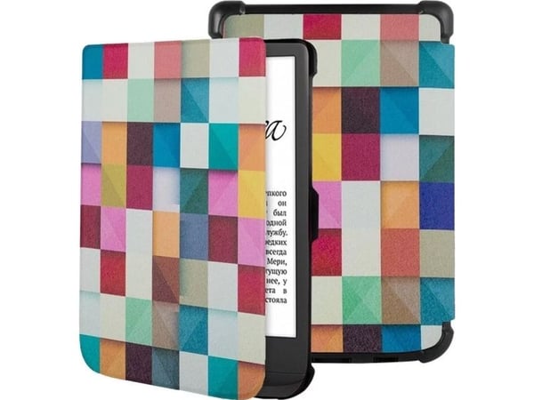 Strado etui grafisk til Pocketbook Touch Lux 4/5 627/616/628 (Square) universell
