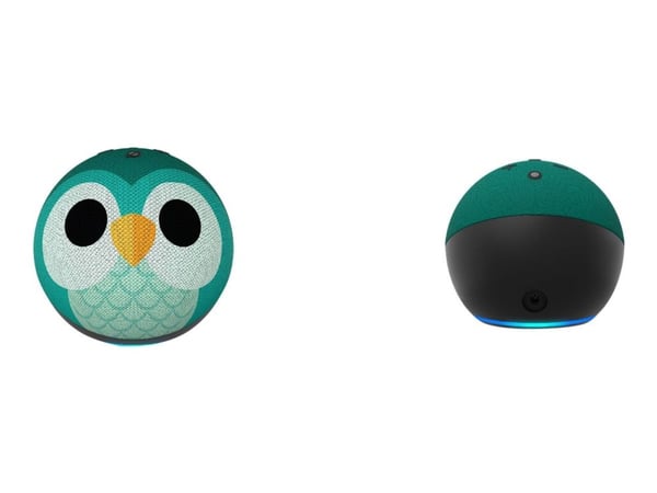 Amazon Echo Dot (5th Generation) Kids - Smarthögtalare - Wi-Fi, Bluetooth - Appkontrollerad - uggla