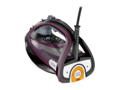 Tefal Ultimate Pure FV9835E0 - Dampstrykejern med automatisk slukking - såleplate: Durilium AirGlide Autoclean - 3000 W - bysantmetall