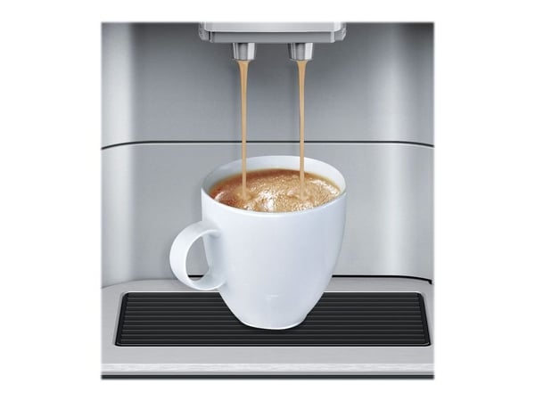 Siemens TE653311RW, Espressokone, 1,7 L, Kahvipavut, Sisäänrakennettu jauhin, 1500 W, Musta, Hopea