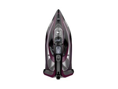 Tefal Ultimate Pure FV9835E0 - Dampstrykejern med automatisk slukking - såleplate: Durilium AirGlide Autoclean - 3000 W - bysantmetall
