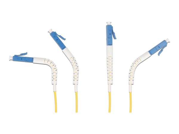 Delock - Nettverkskabel - LC-enkeltmodus (hann) vinklet til LC-enkeltmodus (hann) vinklet - 10 m - fiberoptisk - dupleks - 9 / 125 micron - OS2 - h...