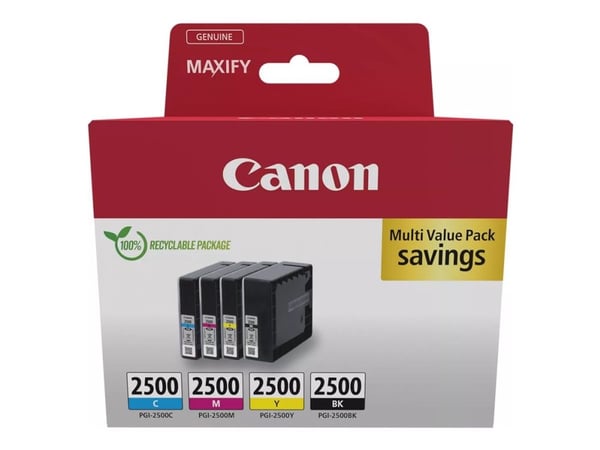 Canon 9290B006, musta, Syaani, Magenta, Keltainen, 4 kpl, Monipakkaus