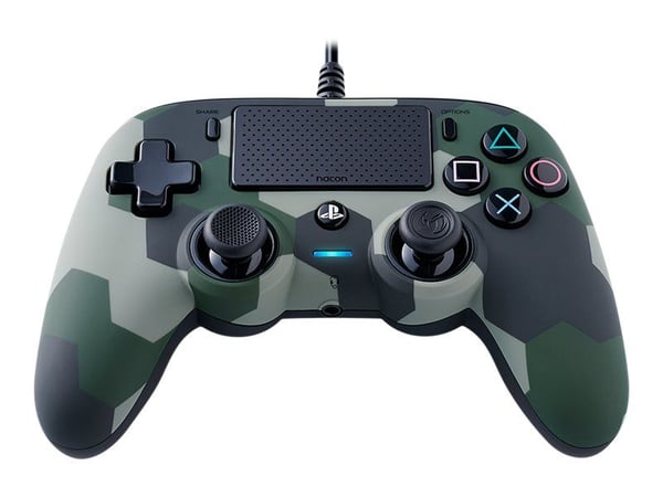 NACON COMPACT - Håndkonsoll - kablet - kamuflasjegrønn - for PC, Sony PlayStation 4