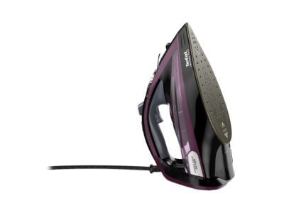 Tefal Ultimate Pure FV9835E0 - Dampstrykejern med automatisk slukking - såleplate: Durilium AirGlide Autoclean - 3000 W - bysantmetall