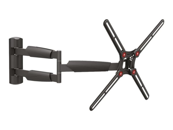 Barkan BM343XL - Monteringssett (veggmontering) - full bevegelse - for LCD-display / bøyd LCD-display - metall - svart - skjermstørrelse: 13"-65"