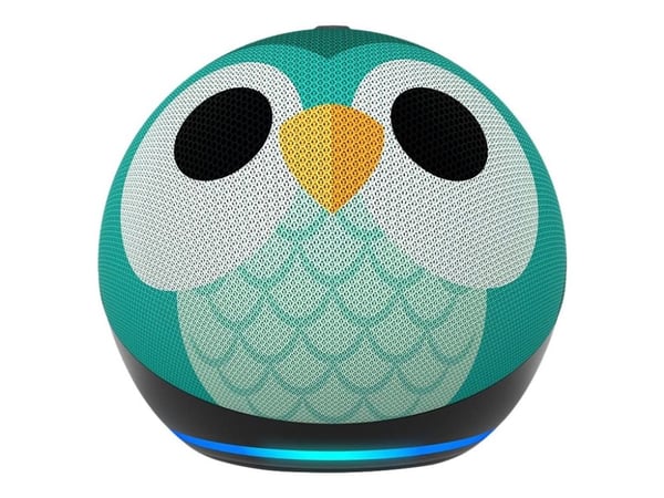 Amazon Echo Dot (5th Generation) Kids - Smarthögtalare - Wi-Fi, Bluetooth - Appkontrollerad - uggla