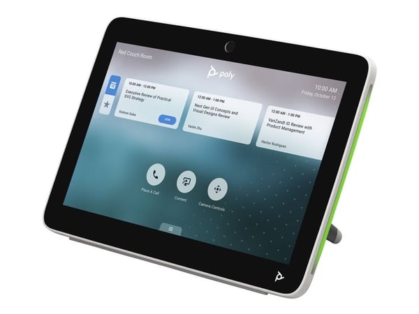 HP Poly TC10 - Uten strømledning - berøringskontroller - Certified for Zoom Rooms - hvit