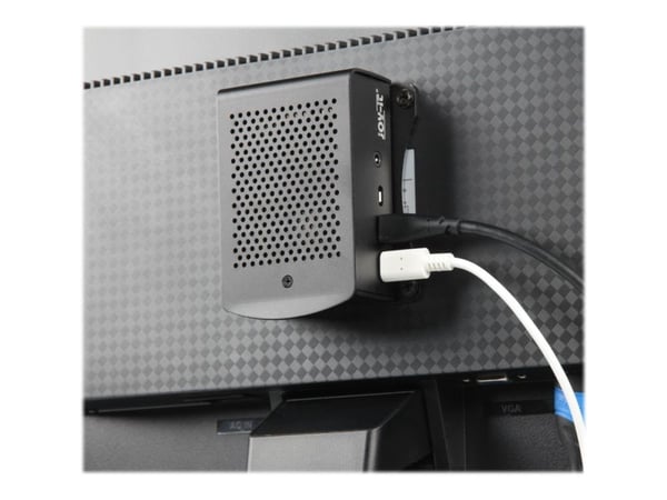 Joy-it RB-AlucaseP5-06B SBC-kotelo sopii: Raspberry Pi kiinnityslenkillä Musta