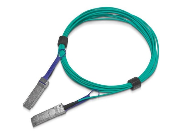 NVIDIA - Fibre Channel-kabel - QSFP (hane) - 5 m - aktiv