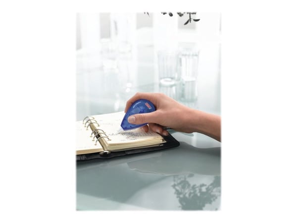 Tesa - Retterulle - 4.2 mm x 10 m - hvit - plastikk