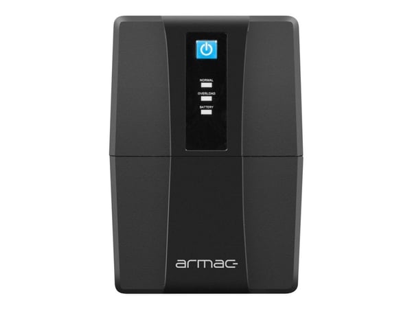 Armac Home Lite - UPS - AC 230 V - 390 watt - 650 VA - 1 x batteri - ventilregulert blysyre (VRLA) - 7 Ah - utgangskontakter: 2 Armac Home Lite - UPS - AC 230 V - 390 watt - 650 VA - 1 x batteri - ventilregulert blysyre (VRLA) - 7 Ah - utgangskontakter: 2