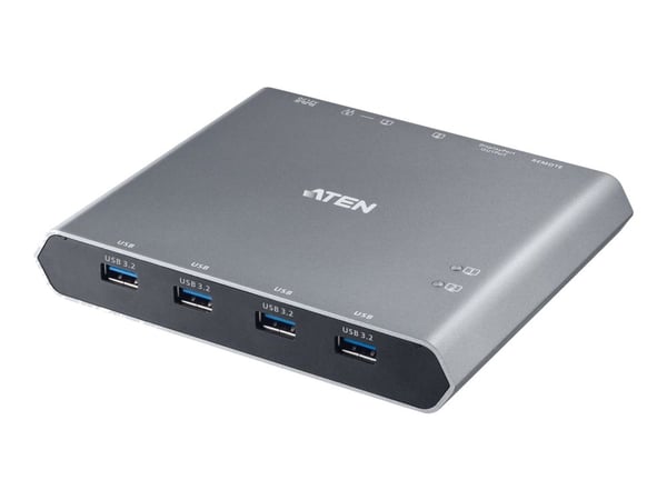 ATEN US3311 - Omkopplare för tangentbord/video/mus/ljud/USB - 4 x USB 3.2 Gen 1 - 2 lokala användare - skrivbordsmodell