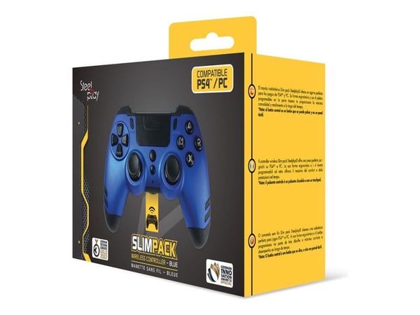 Steelplay Slim Pack - Håndkonsoll - trådløs - 2.4 GHz - safirblå - for PC, Sony PlayStation 3, Sony PlayStation 4