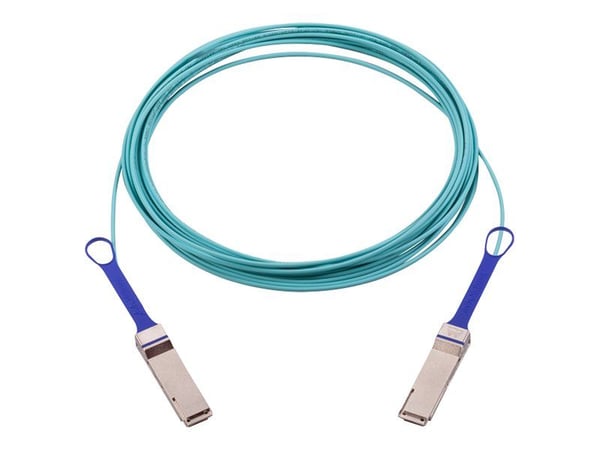 NVIDIA - 100GBase-AOC direktanslutningskabel - QSFP till QSFP - 10 m - 10 m - fiberoptisk - halogenfri, Active Optical Cable (AOC)
