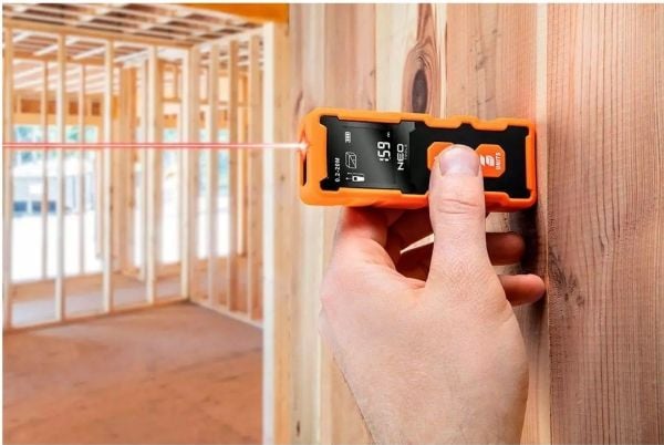 Neo Tools laseravstandsmåler, rekkevidde 20 m