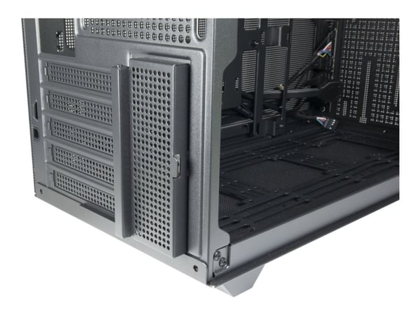 Inter-Tech IM-2 Expander - Mikrotårn - micro ATX - ingen strømforsyning (ATX12V / SFX12V) - USB/lyd