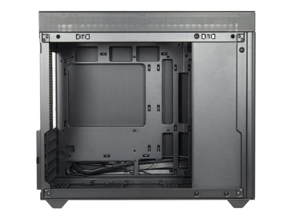 Inter-Tech IM-2 Expander - Mikrotårn - micro ATX - ingen strømforsyning (ATX12V / SFX12V) - USB/lyd