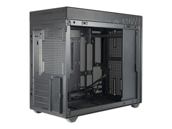 Inter-Tech IM-2 Expander - Mikrotårn - micro ATX - ingen strømforsyning (ATX12V / SFX12V) - USB/lyd