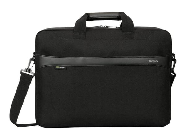 Targus GeoLite EcoSmart Slim Brief - Notebookbæreveske - 17.3" - svart