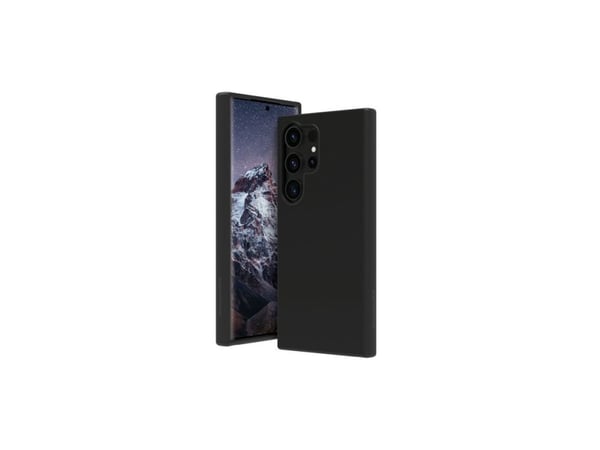 dbramante1928 Costa Rica - Baksidesskydd för mobiltelefon - återvunnet silikon, återvunnen plast - nattsvart - för Samsung Galaxy S24 Ultra